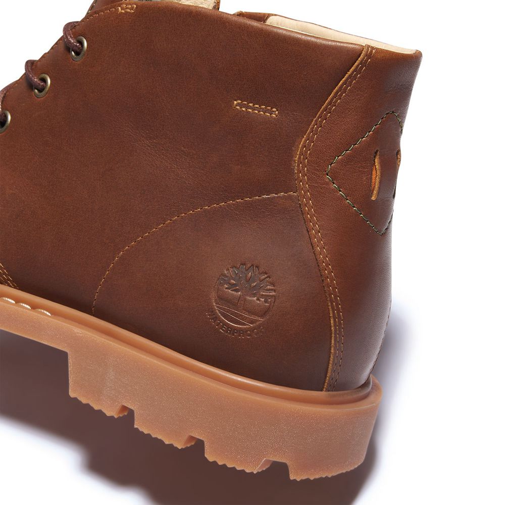 Timberland Chukka Μποτακια Ανδρικα Καφε - Belanger Ek+ Waterproof - Greece 6427590-FL